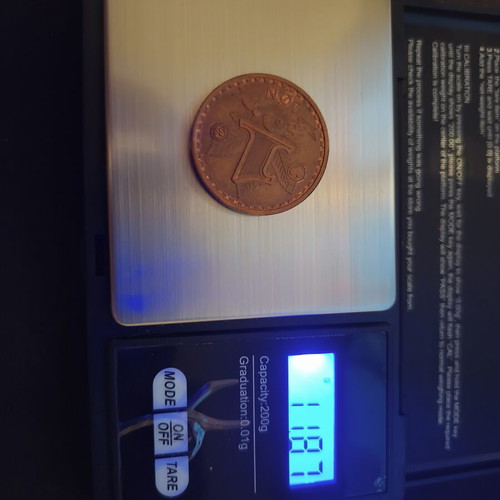 Lon Freetown Christiania 40 Years Coin used