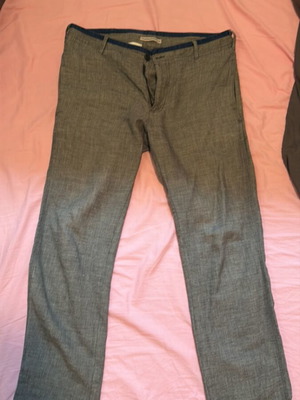 Sisley Pants Like New, Gray, Sizes L and XL