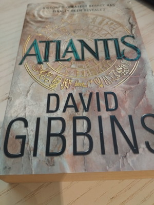 David Gibbins Atlantis book like new, English
