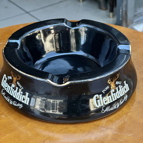 Glenfiddich Scotch Whisky Vintage Ceramic Ashtray used