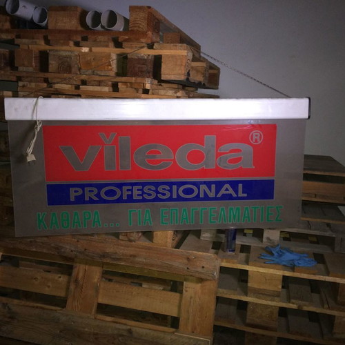Advertising sign used for indoor use 125x60 cm