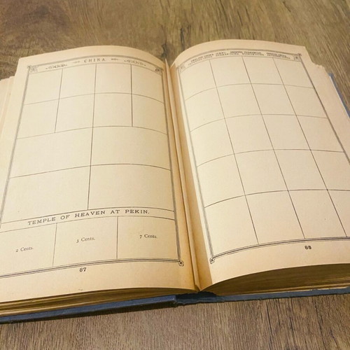 Lincoln stamp album used, 10th edition, circa 1910