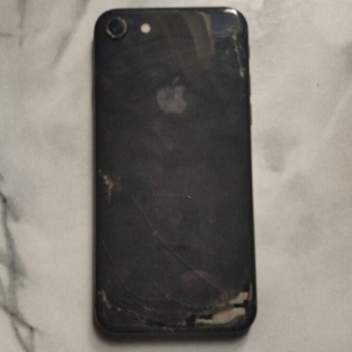 iPhone 8 used, fully functional with SIM, needs new screen, charger included