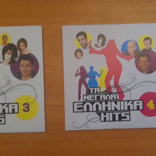 Ta Megala Ellinika Hits 4CD collection new, entechno
