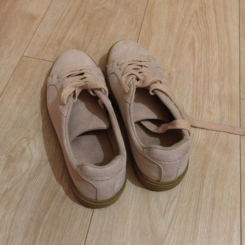 Women's Dipata shoes size 37 used, beige and pink