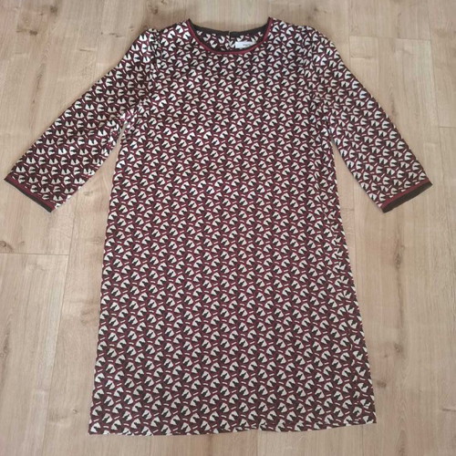 Suncoo women's dress straight cut like new, black and red size M
