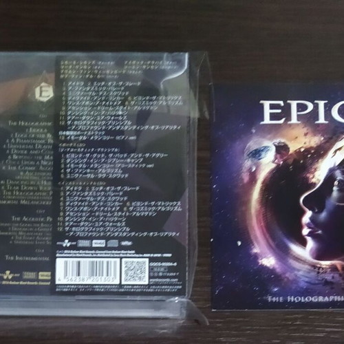 Epica The Holographic Principle 3-CD Japanese edition like new with signed card