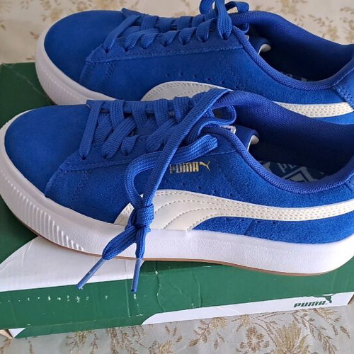 Παπούτσια Puma καινούργια, μέγεθος 36, άσπρο και μπλε