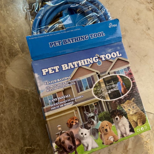 Pet Bathing Tool new, easy install for faster pet baths