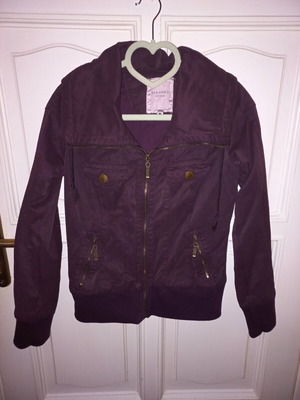 Bershka jacket purple, like new, size M
