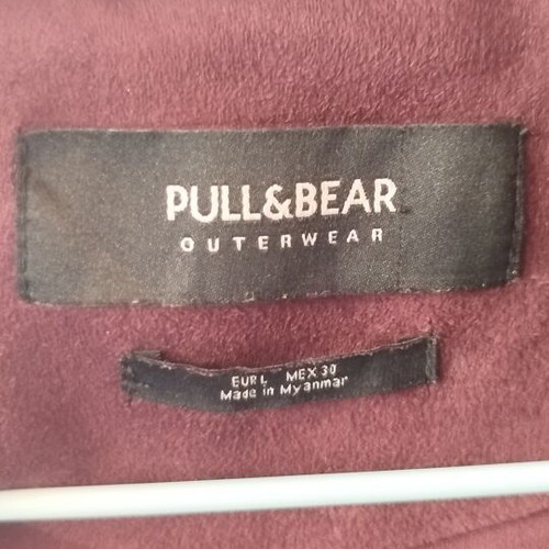 Pull & Bear burgundy jacket, size large