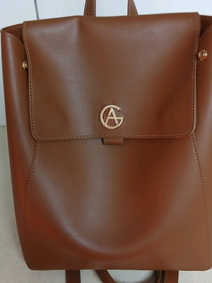 Brown backpack bag like new
