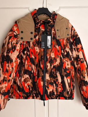 Just Cavalli Men's Reinforced Reversible Jacket new, beige and multicolor