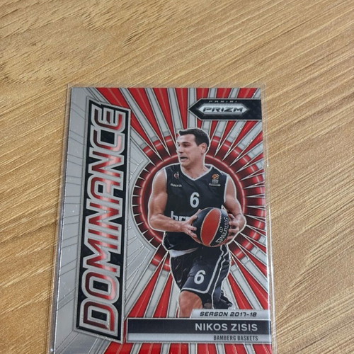 2023-24 Prizm Euroleague Basketball Dominance Nikos Zisis card like new