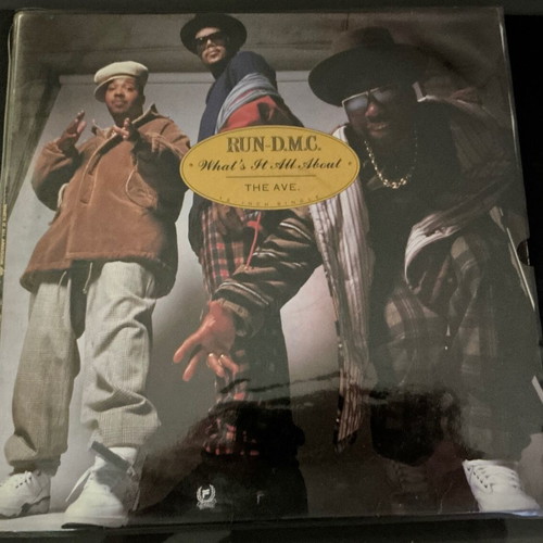 Run DMC What's It All About 12 inch vinyl used, hip-hop