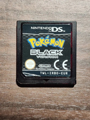Pokemon Black Version Nintendo DS cartridge used, original