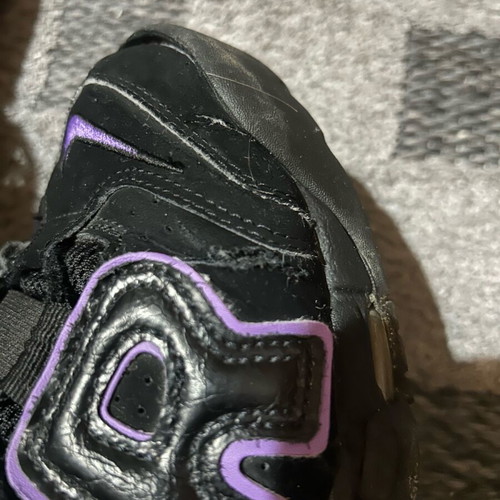 Nike Air More Uptempo used, black and purple, size 44