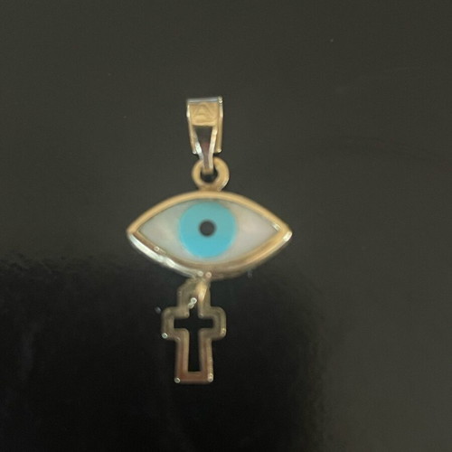 Gold mataki 14 carat used with pendant cross