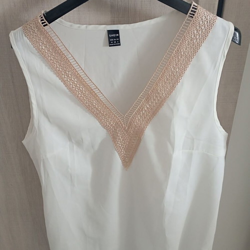 Shein summer blouse white, new, size M