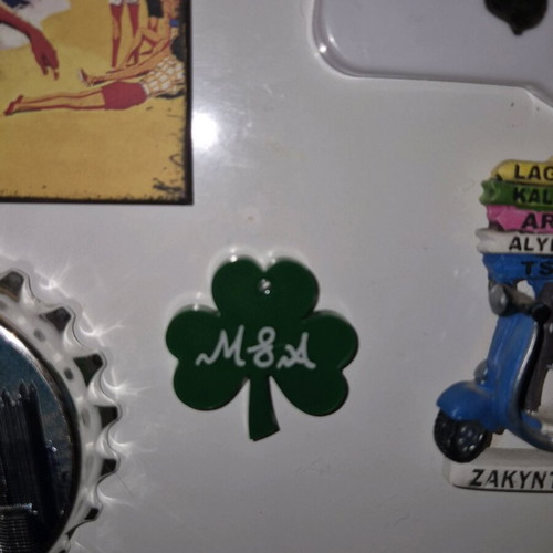 Panathinaikos Clover Magnet made to order with name or initials