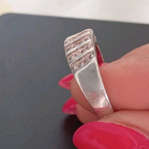 Silver ring 925 new, size 54, inner diameter 17.3 cm