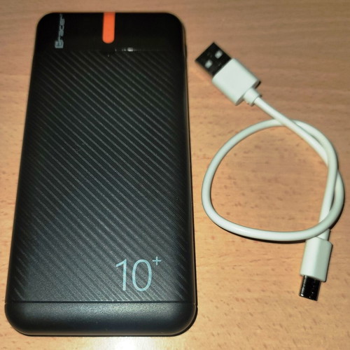 TRACER 10000 mAh Slim Mobile Battery Black