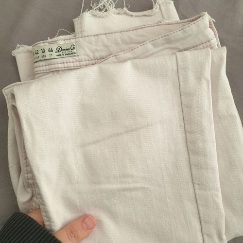 Primark Lilac Skinny Jeans Size 42 Like New with Frayed Ankles