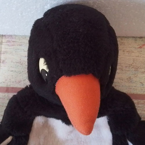 Plush puppet glove Penguin HABA used
