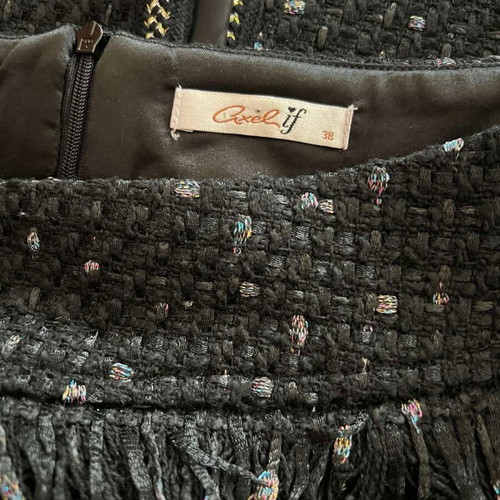 Tweed suit Axel like new, black with gold details
