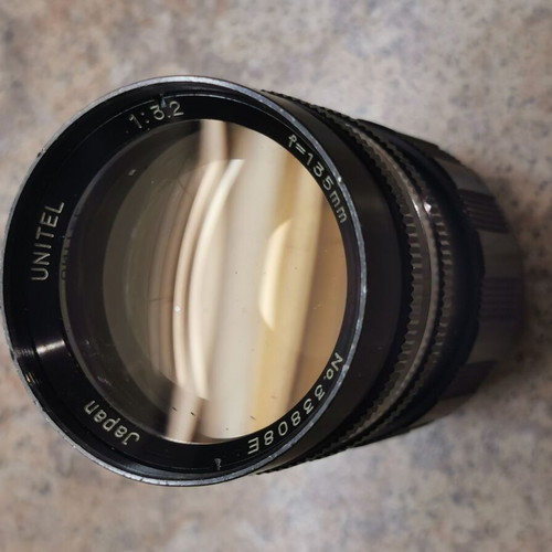Unitel 135mm f3.2 T2 mount lens used, Japan