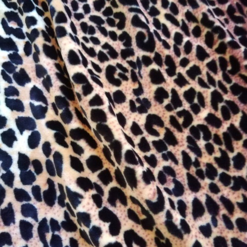 Leopard print double blanket like new