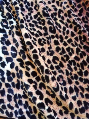 Leopard print double blanket like new