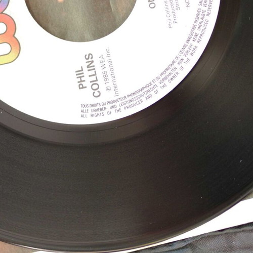 Phil Collins One More Night & I Like The Way 7'' vinyl used, pop