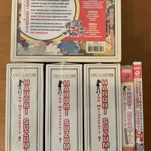 The Melancholy of Haruhi Suzumiya Limited Edition Box Set New