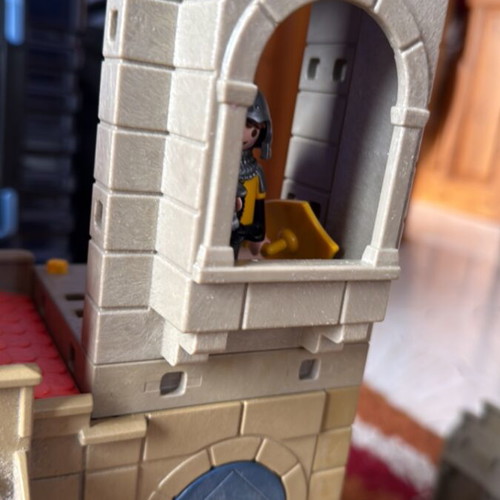 Playmobil μεγάλο σετ κάστρο ιπποτών μεταχειρισμένο με φιγούρες και άλογα