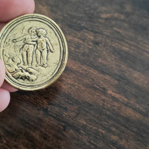 Victorian brass pin new
