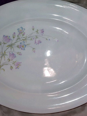 Porcelain platter new, 34 length 26 height