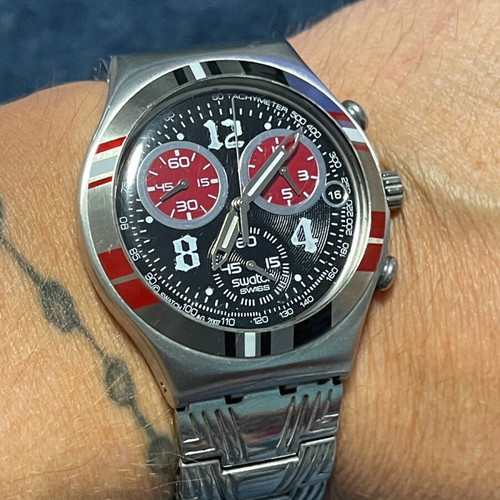 Swatch AG 2007 used, red