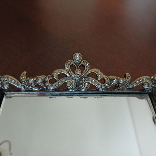 Collectible animal jewelry box set of 5 with mirror, new