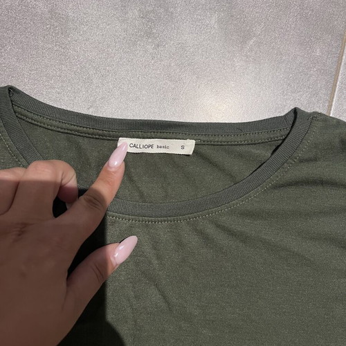 Calliope khaki basic dress like new, size M