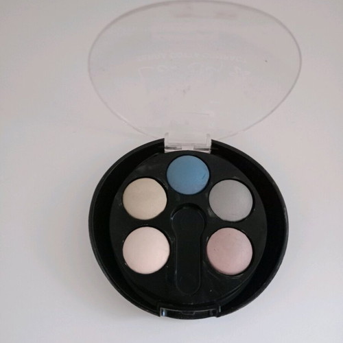 Eyeshadows lightly used