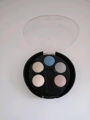 Eyeshadows lightly used