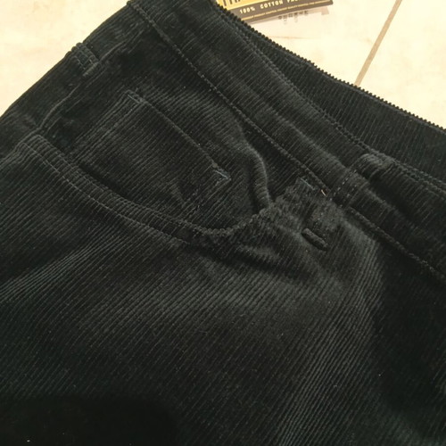 Dark blue corduroy pants size 56, new