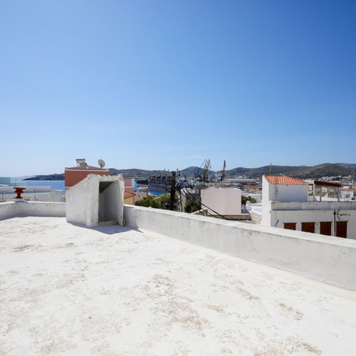 Neoclassical house in Ermoupoli Syros with view and verandas