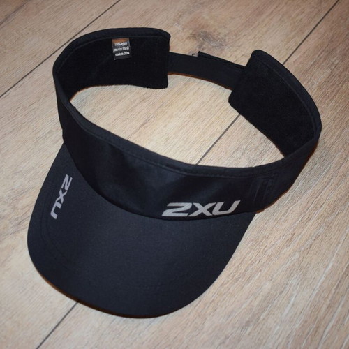 2XU Run Visor unisex one size black like new