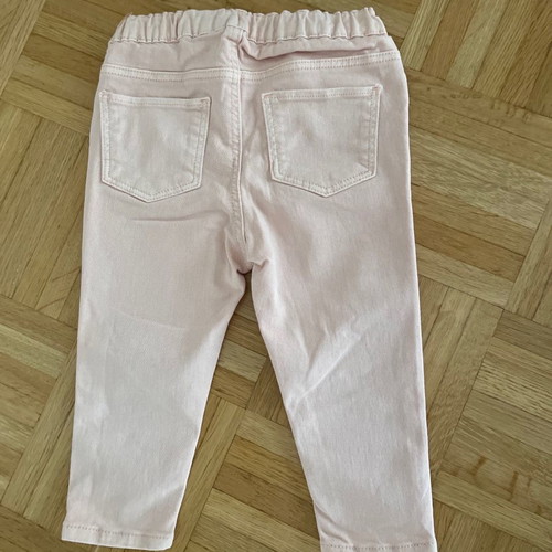 Fabric pants 9-12 months used, light salmon color