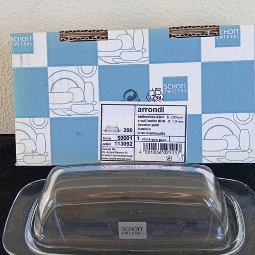 Schott Zwiesel Glass Butter Dish with Tritan Protect® Technology