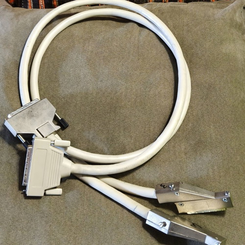 Vintage PCI SCSI Controller DEC Digital 54-24739-01 used, pack of 2 with SCSI cables