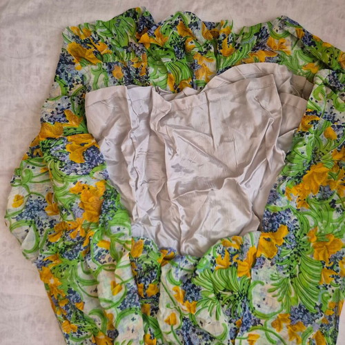 Dress with bolero like new, multicolor green, sizes S-M