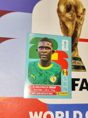 El Hadji Malick Diouf World Cup 2026 Panini sticker new